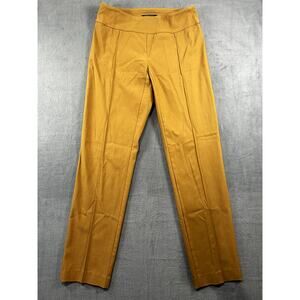 Raffinalla Women's Straight Leg Dress Pants Chinos Size 8 Gold Yellow EUC